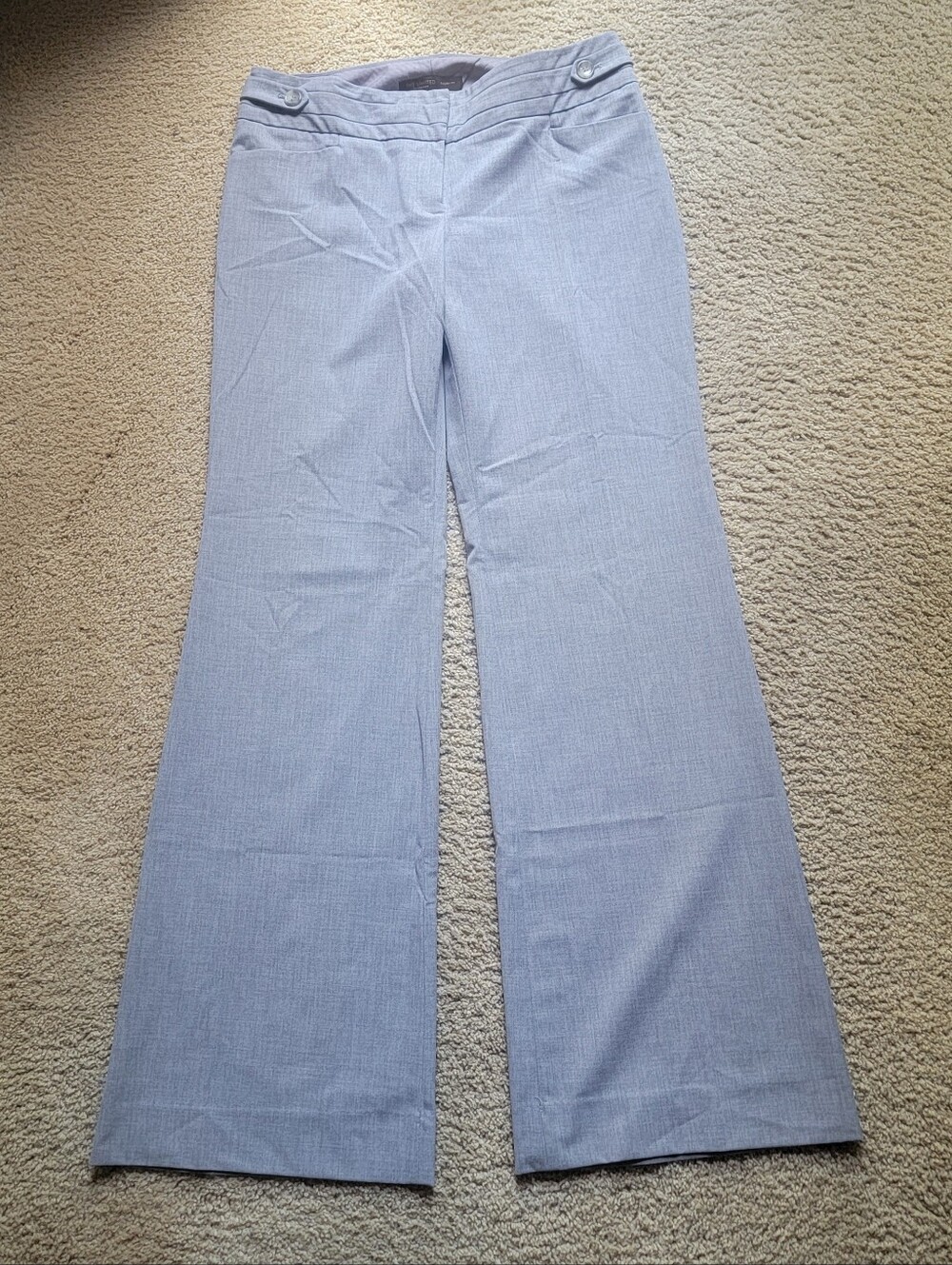 The Limited Collection Gray Cassidy Fit Classic Career Trouser Pants - Size 6